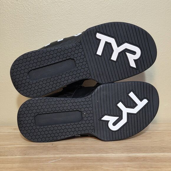 TYR L-1 Lifter Weightlifting Shoes Black White Women's Size 6.5 Men's 5 - Picture 6 of 7